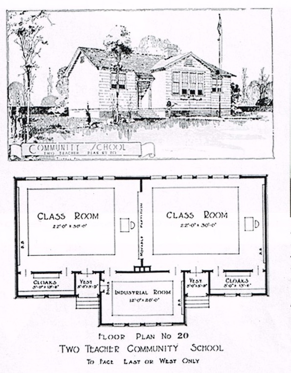 Two Room School Plan